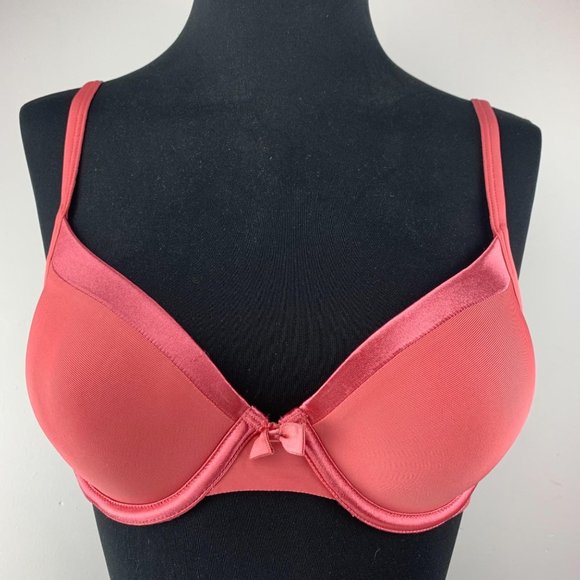 Warner’s Bra 34B 1323 Satin Tuxedo Underwire - Picture 1 of 4